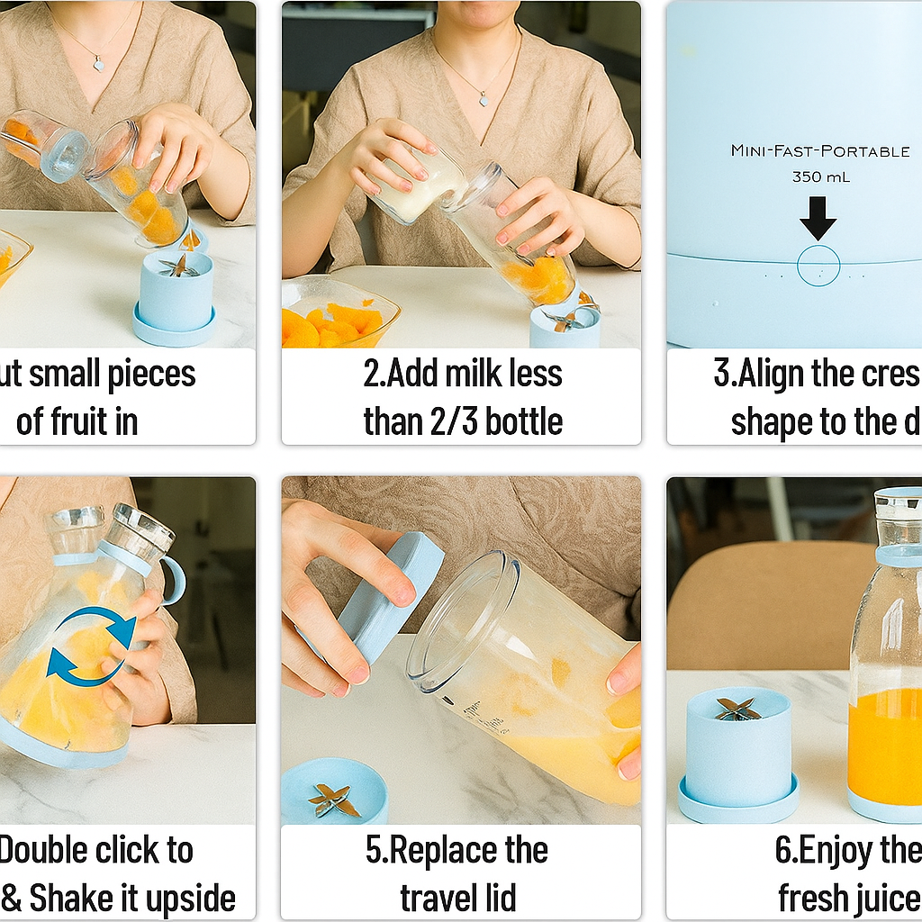 BlendBud™ Portable Blender Bottle